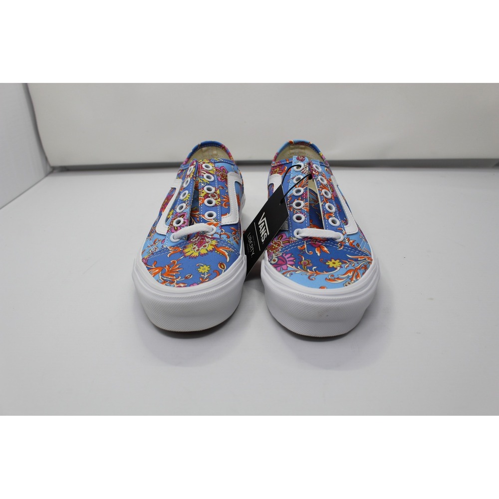 Vans Old Skool Tapered Liberty Fabric Floral Paisley Blue Sneakers VN0A54F44TR - Picture 3 of 7